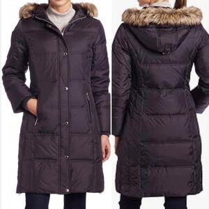 Michael Kors Brown 3/4 Length Down Coat (S) (S)